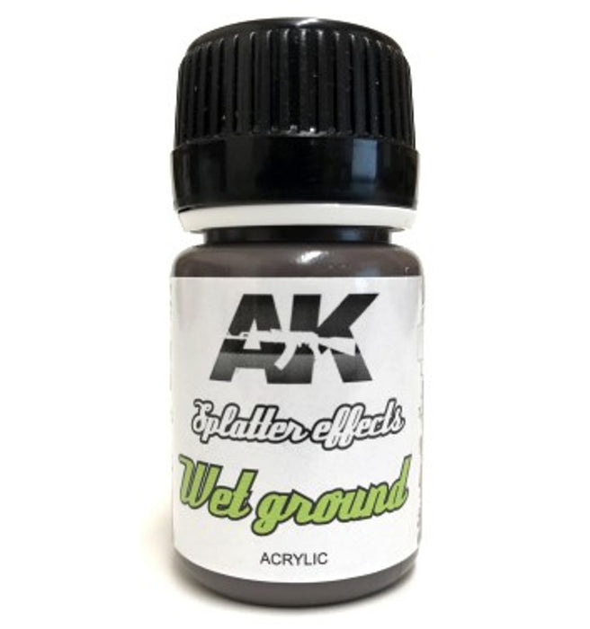 AK Interactive 8087 Splatter Effects Wet Ground Acrylic 35ml Bottle