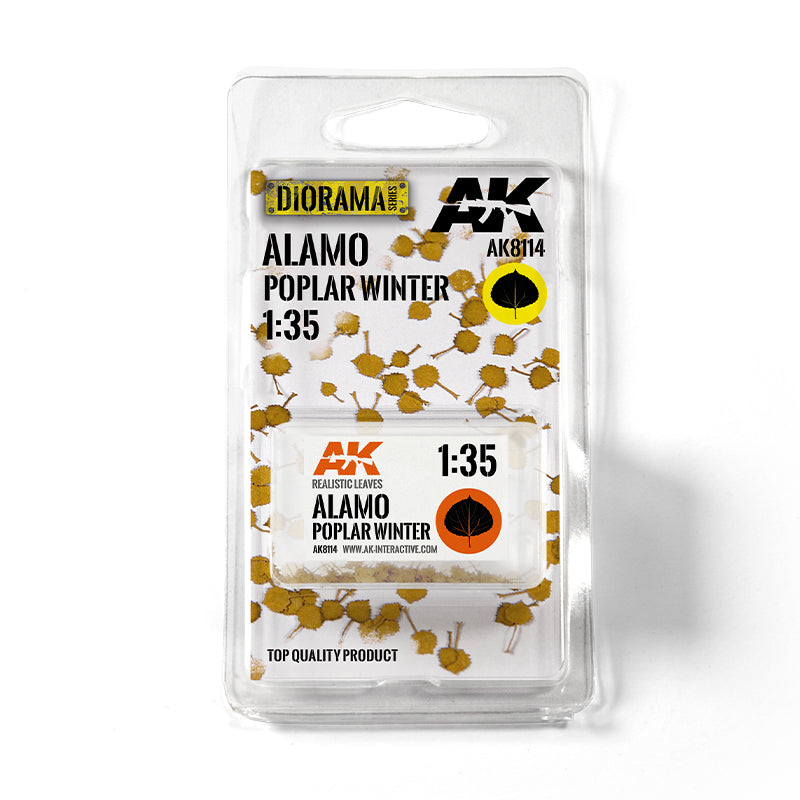 AK Interactive 8114 Diorama Series: Alamo Poplar Winter Leaves
