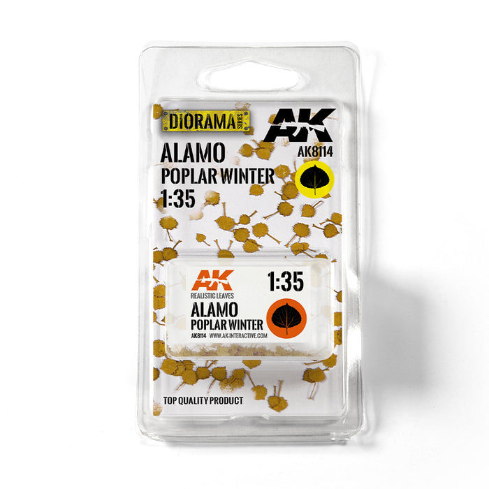 AK Interactive 8114 Diorama Series: Alamo Poplar Winter Leaves