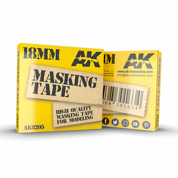 AK Interactive 8205 Masking Tape 18mm