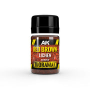AK Interactive 8262 Diorama Series: Red Brown Lichen 35ml Bottle