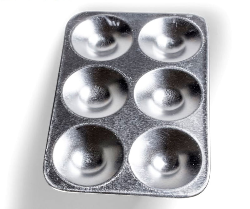 AK Interactive 9014 Aluminum Paint Tray 6 Wells