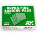 AK Interactive 9019 Super Fine Sanding Pads 800 Grit (4 Pack)