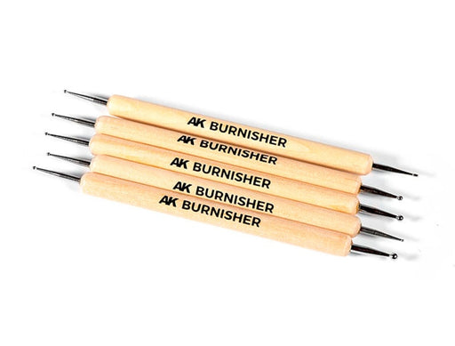 AK Interactive 9052 Sculpting Burnishers Set (5 Pack)