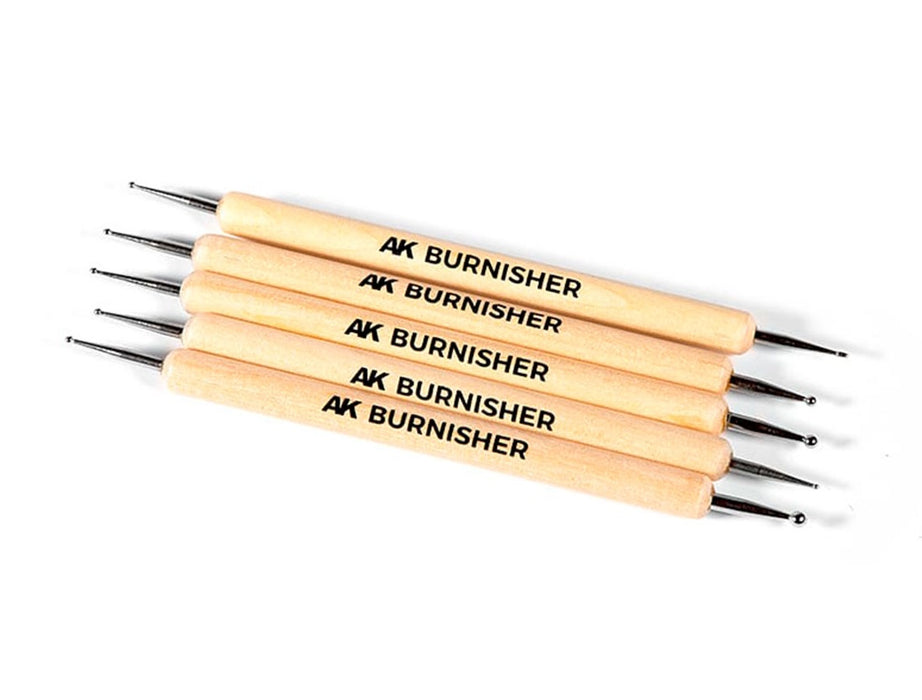AK Interactive 9052 Sculpting Burnishers Set (5 Pack)