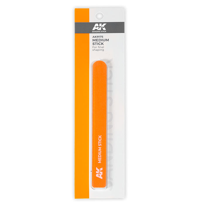 AK Interactive 9175 Medium Sanding Stick for Final Shaping
