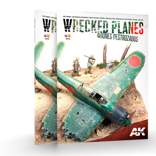 AK Interactive 918 Wrecked Planes Weathered Modeling Book
