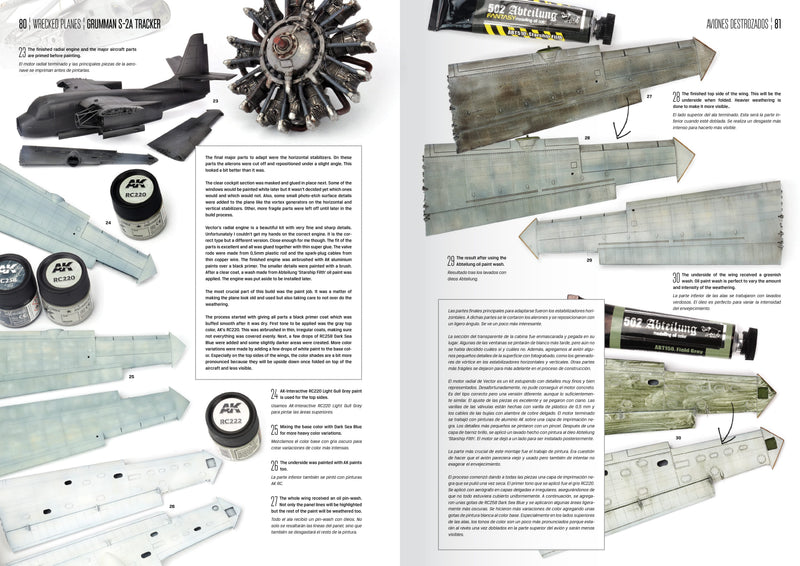 AK Interactive 918 Wrecked Planes Weathered Modeling Book