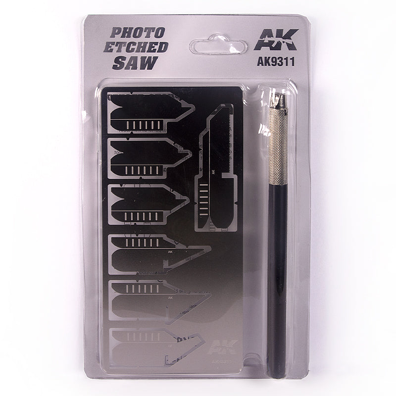 AK Interactive 9311 Photo-Etched Saw Set with 7 Tips