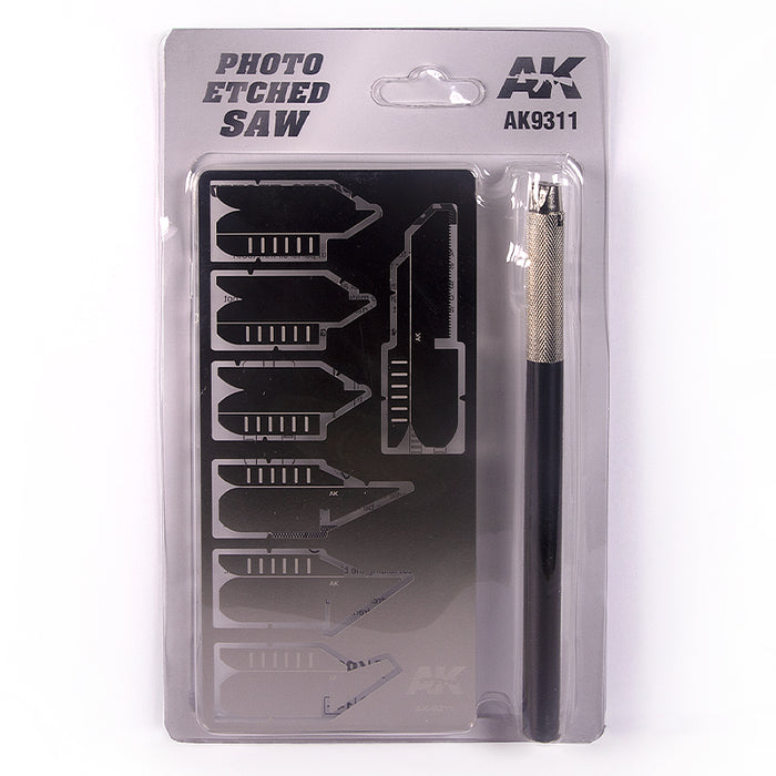 AK Interactive 9311 Photo-Etched Saw Set with 7 Tips