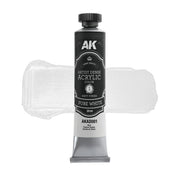 AK Interactive AD101 Artist Dense: Black & White Acrylic Paint Set (6 Colors) 20ml Tubes
