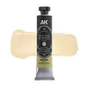 AK Interactive AD101 Artist Dense: Black & White Acrylic Paint Set (6 Colors) 20ml Tubes