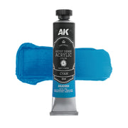 AK Interactive AD102 Artist Dense: Primary & Secondary Acrylic Paint Set (6 Colors) 20ml Tubes