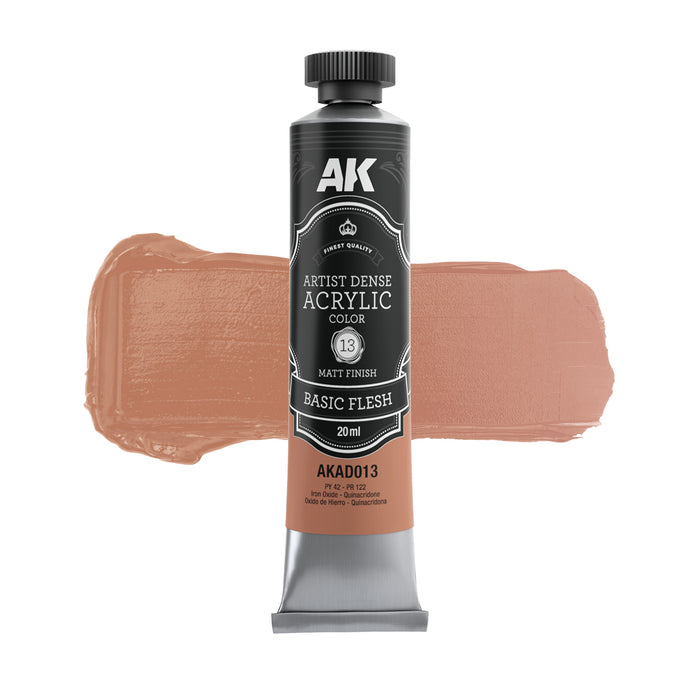 AK Interactive AD103 Artist Dense: Figures Special Acrylic Paint Set (6 Colors) 20ml Tubes