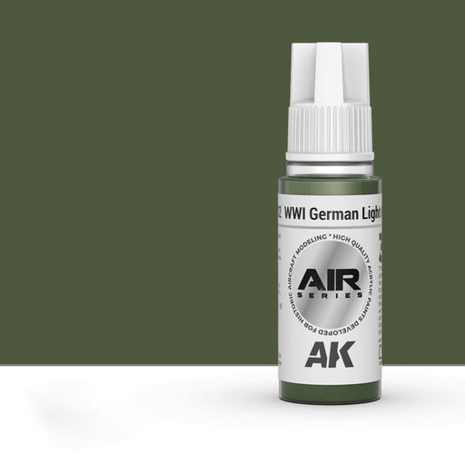 AK Interactive AK11802 WWI German Light Green 3Gen Acrylic Paint 17ml Bottle (Air Series)