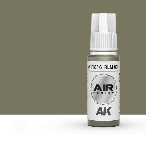 AK Interactive AK11816 RLM 63 Light Grey-Green 3Gen Acrylic Paint 17ml Bottle (Air Series)