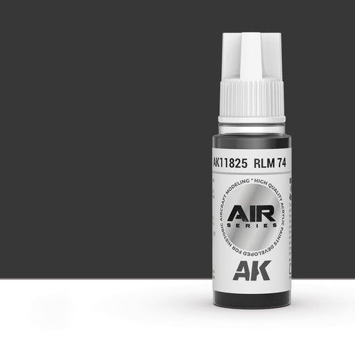 AK Interactive AK11825 RLM 74 Grey-Green 3Gen Acrylic Paint 17ml Bottle (Air Series)