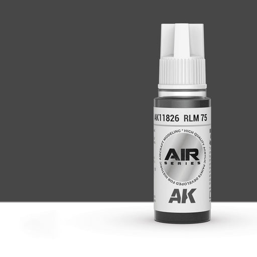 AK Interactive AK11826 RLM 75 Gray-Violet 3Gen Acrylic Paint 17ml Bottle (Air Series)