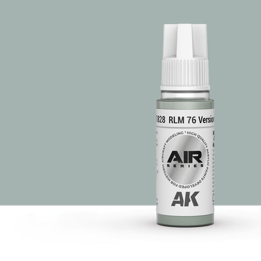 AK Interactive AK11828 RLM 76 Version 2 Light Blue-Grey 3Gen Acrylic Paint 17ml Bottle (Air Series)