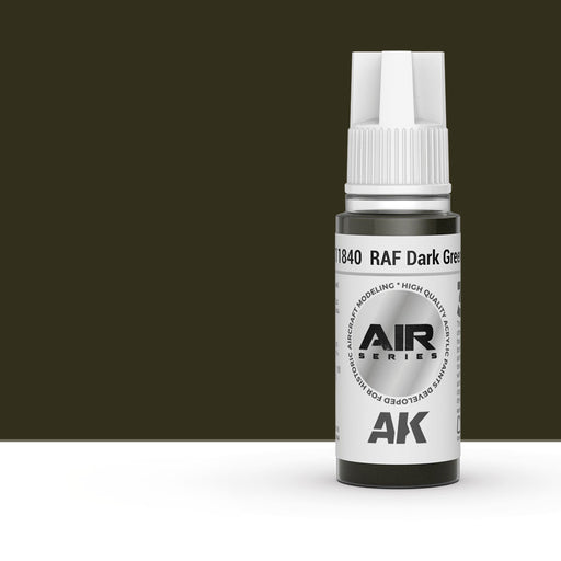 AK Interactive AK11840 RAF Dark Green 3 Gen Acrylic Paint 17ml Bottle (Air Series)