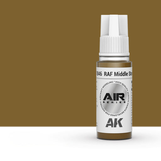 AK Interactive AK11846 RAF Middle Stone 3 Gen Acrylic Paint 17ml Bottle (Air Series)