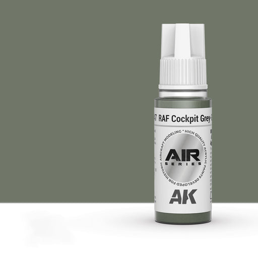 AK Interactive AK11847 RAF Cockpit Grey-Green 3 Gen Acrylic Paint 17ml Bottle (Air Series)
