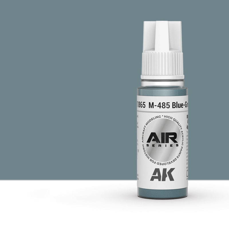 AK Interactive AK11865 M-485 Blue-Grey 3 Gen Acrylic Paint 17ml Bottle (Air Series)