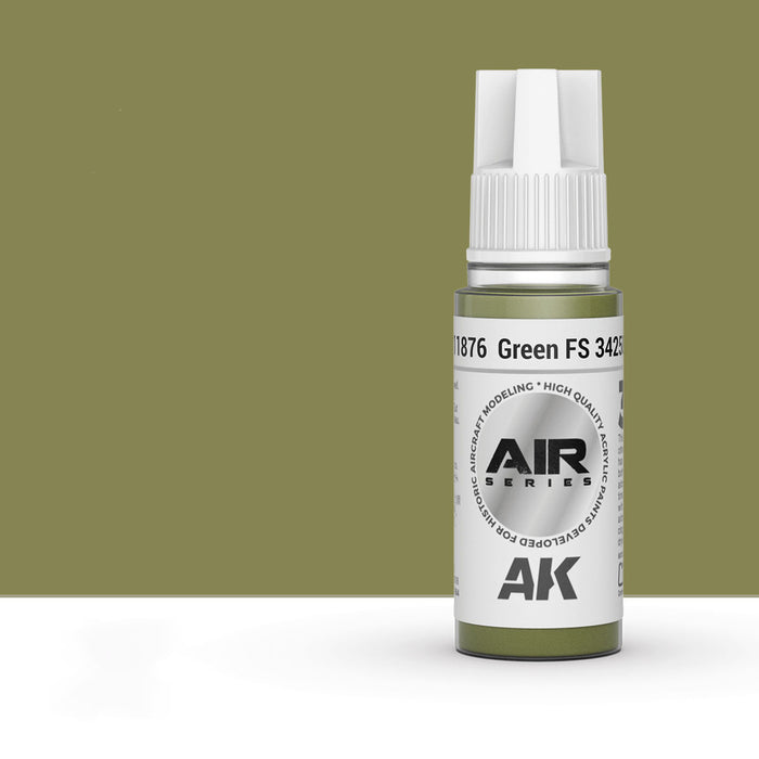 AK Interactive AK11876 Green FS34258 3 Gen Acrylic Paint 17ml Bottle (Air Series)