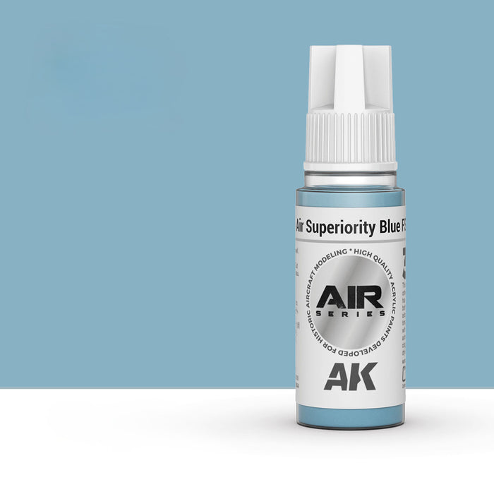 AK Interactive AK11879 Air Superiority Blue FS35450 3 Gen Acrylic Paint 17ml Bottle (Air Series)