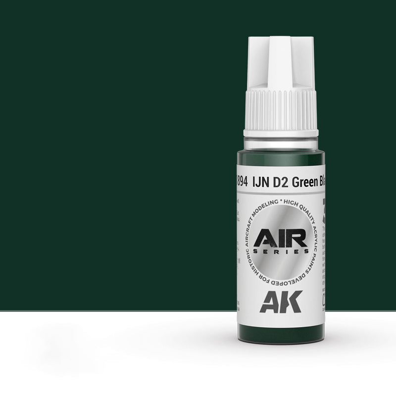 AK Interactive AK11894 UN D2 Green Black 3 Gen Acrylic Paint 17ml Bottle (Air Series)