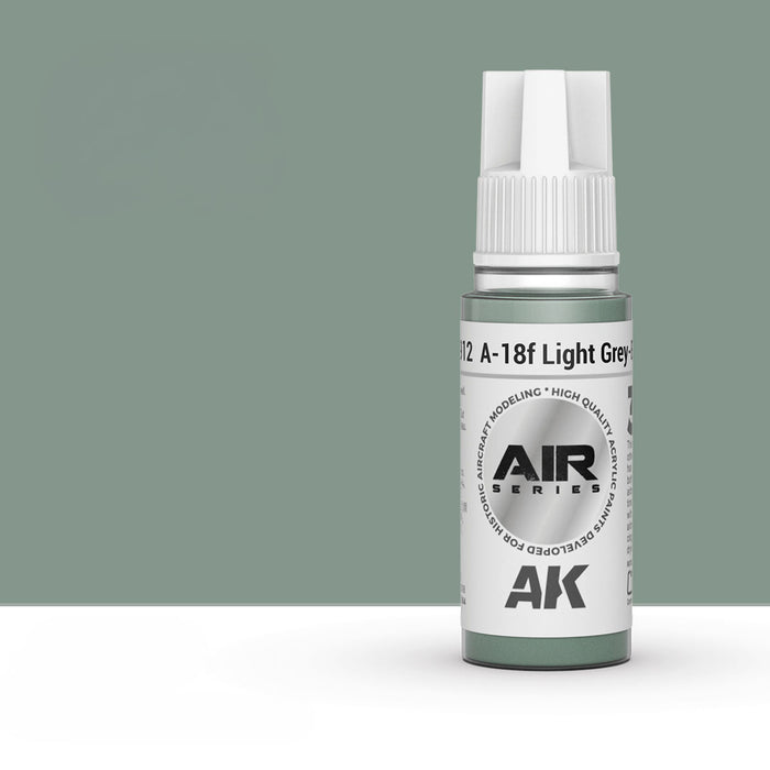AK Interactive AK11912 A-18f Light Grey-Blue 3Gen Acrylic Paint 17ml Bottle (Air Series)