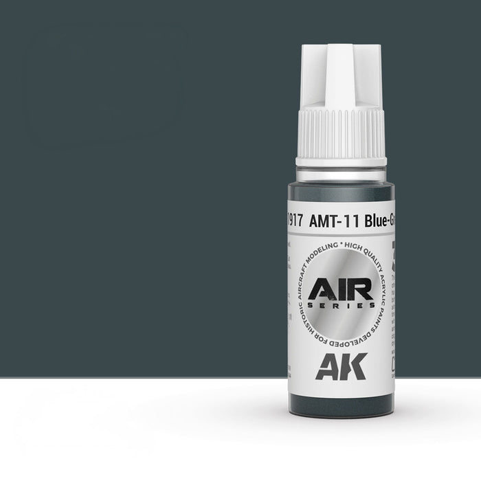AK Interactive AK11917 AMT-11 Blue-Grey 3Gen Acrylic Paint 17ml Bottle (Air Series)
