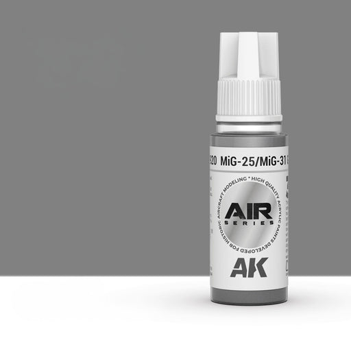 AK Interactive AK11920 MiG-25/MiG-31 Grey 3Gen Acrylic Paint 17ml Bottle (Air Series)