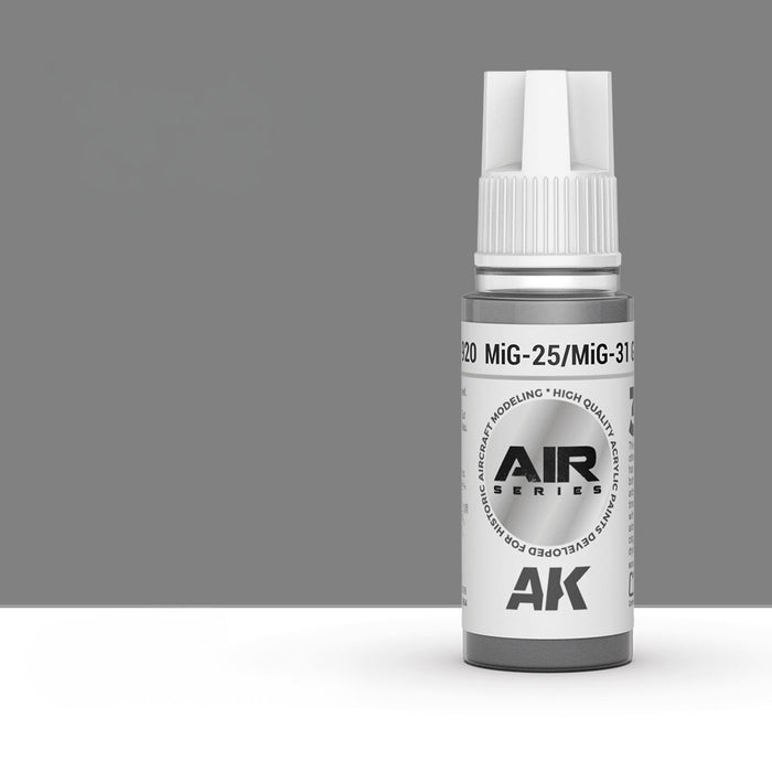 AK Interactive AK11920 MiG-25/MiG-31 Grey 3Gen Acrylic Paint 17ml Bottle (Air Series)