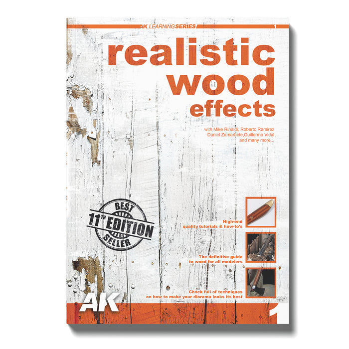 AK Interactive AK259 Learning Series 1: Realistic Wood Effects Book (Softcover)