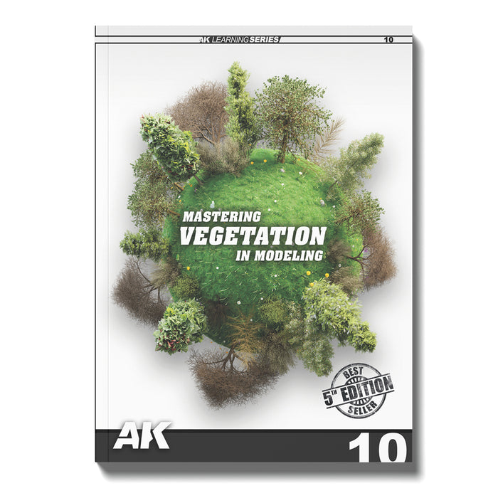 AK Interactive AK295 Learning Series 10: Mastering Vegetation in Modeling Book (Softcover)