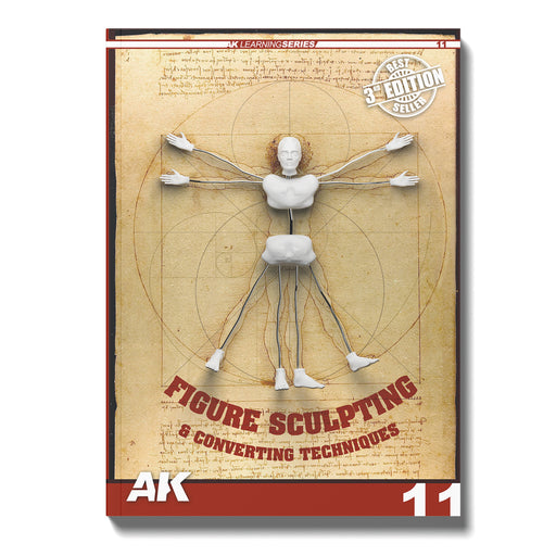 AK Interactive AK512 Learning Series 11: Figure Sculpting Book (Softcover)