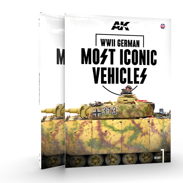 AK Interactive AK514 WWII German Most Iconic Vehicles Volume 1 Book (Softcover)
