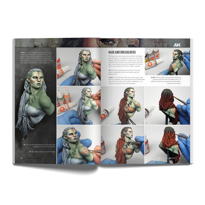 AK Interactive AK520 Learning Series 12: Painting Female Figures (Softcover)