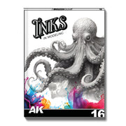 AK Interactive AK540 Learning Series 16: The Inks in Modeling Book (Softcover)