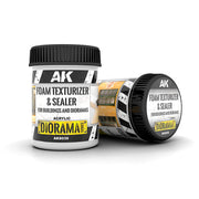 AK Interactive AK8039 Diorama Series: Foam Texturizer And Sealer 250ml Bottle