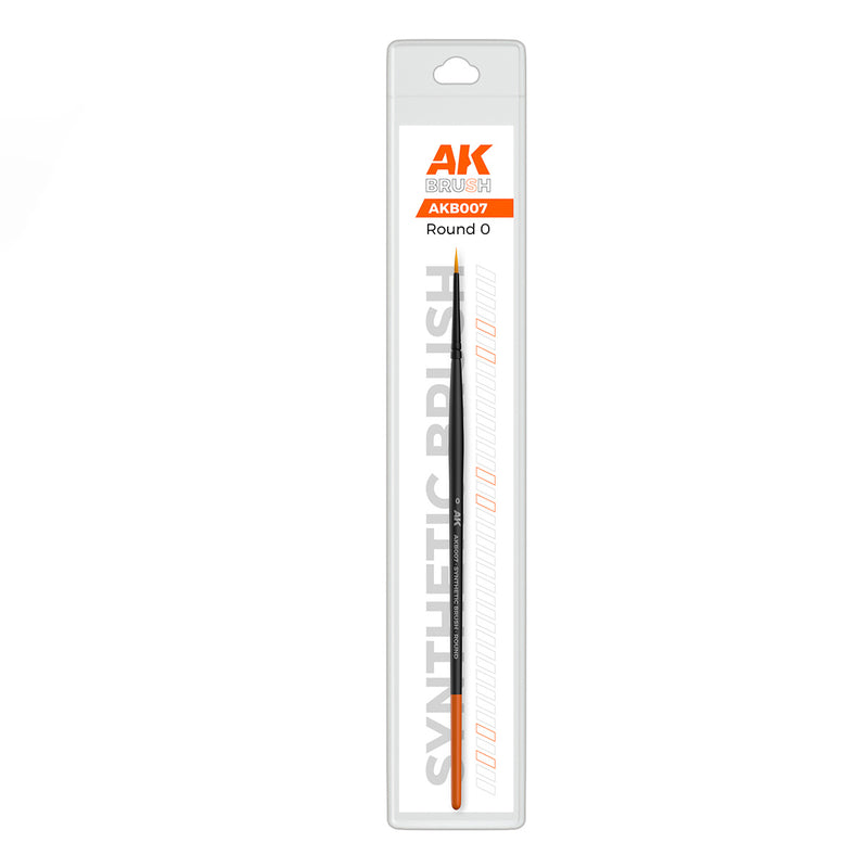 AK Interactive B007 Round 0 Synthetic Brush
