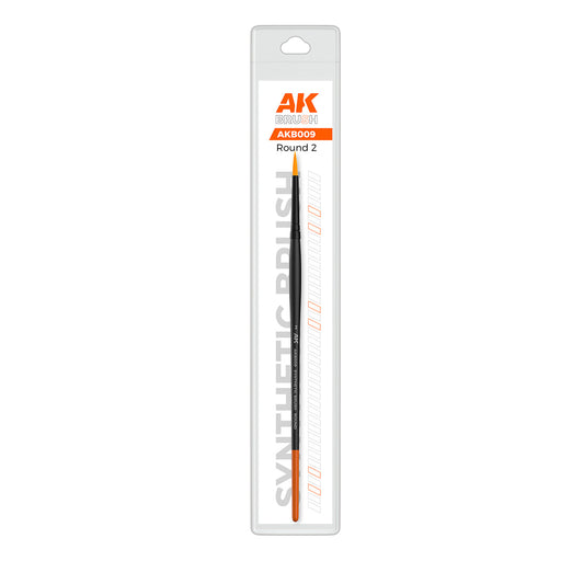 AK Interactive B009 Round 2 Synthetic Brush