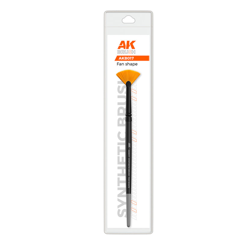 AK Interactive B017 Fan Shape Synthetic Brush