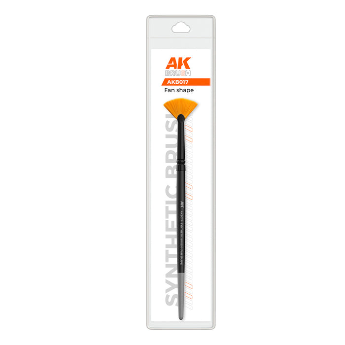AK Interactive B017 Fan Shape Synthetic Brush