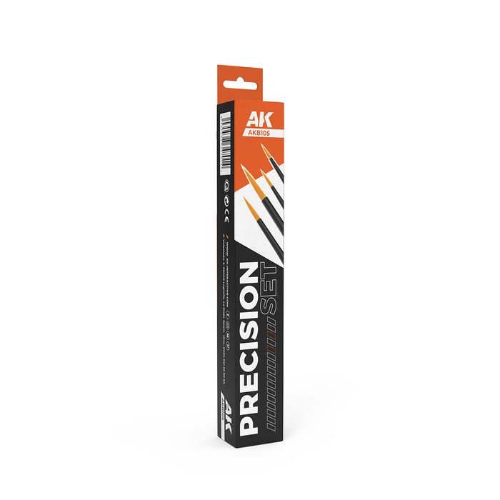 AK Interactive B105 Precision Round Brush Set 4 Pack