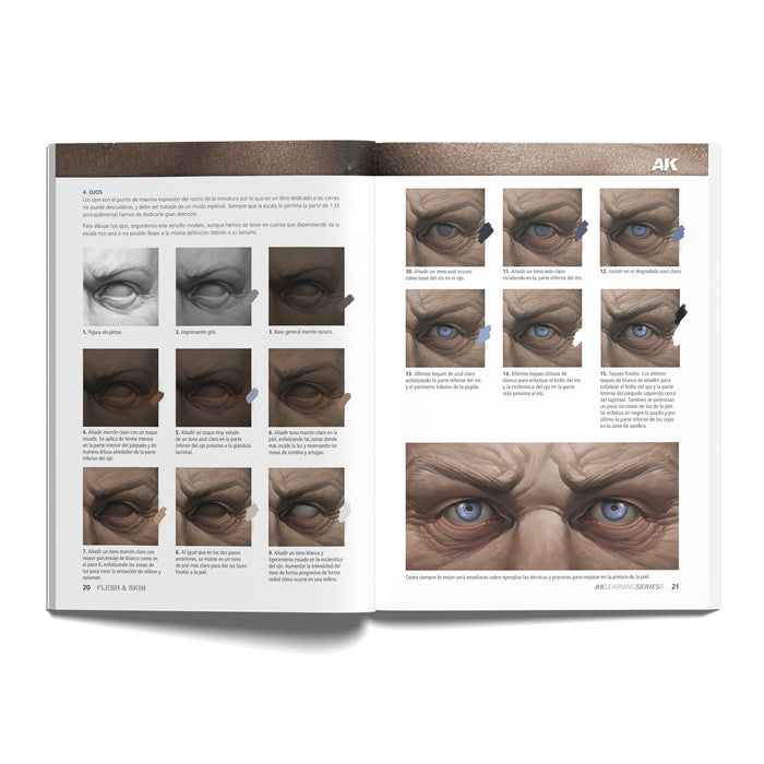 AK Interactive Learning Series 6: Carnes y Lieles/Flesh & Skin Book