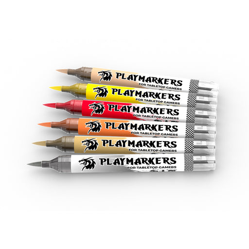 AK Interactive M101 Playmarkers Heroes Acrylic Gamers Paint Set (6 Colors)