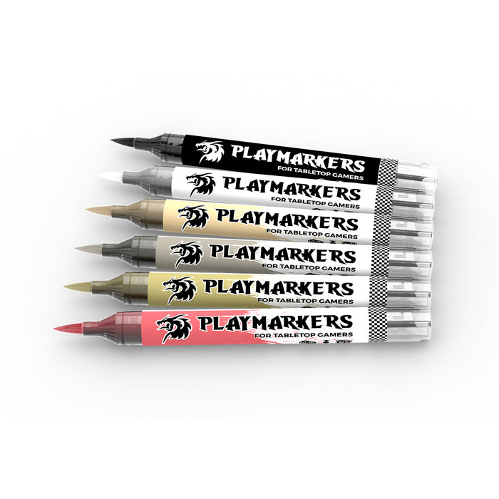 AK Interactive M102 Playmarkers Skeletons & Zombies Acrylic Gamers Paint Set (6 Colors)