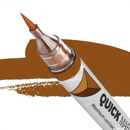 AK Interactive MQ023 Quick Marker - Orange Brown